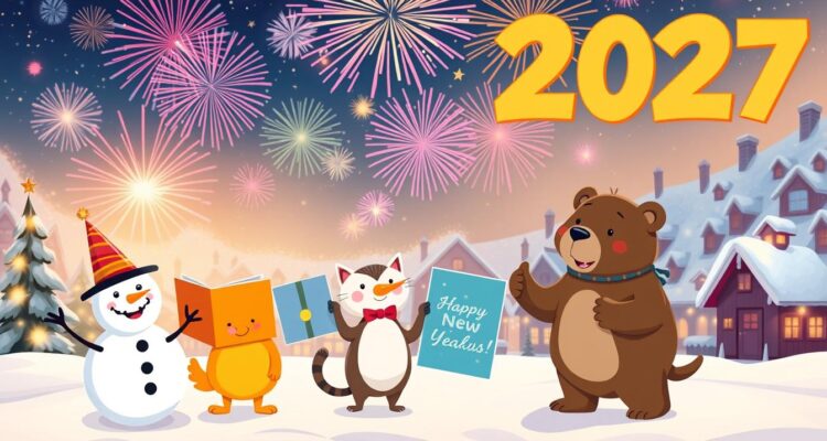 Neujahrsgrüße lustig